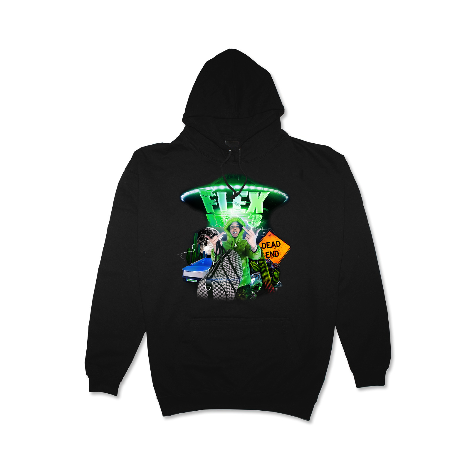 Bild von FLEX UP 3 - HOODY [schwarz]